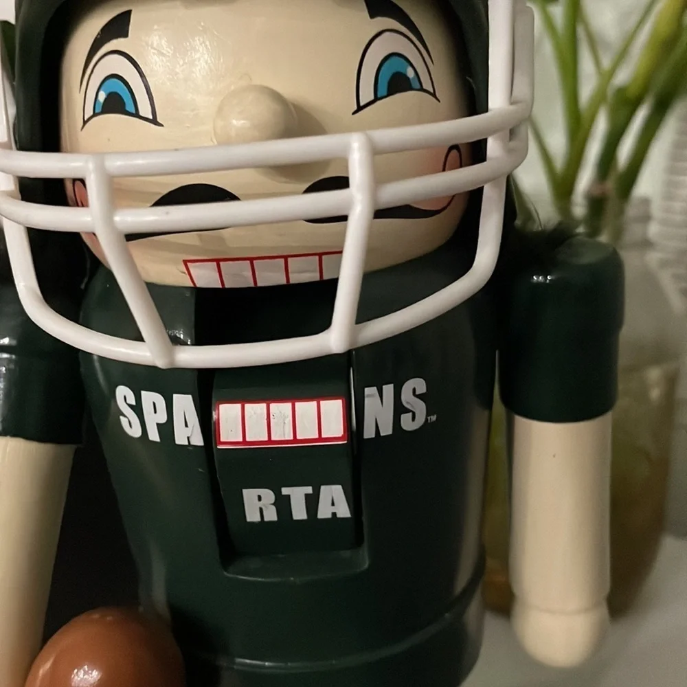 Michigan State Spartans Football Novelty Nutcracker